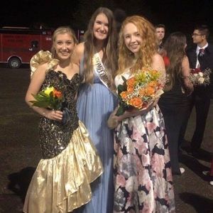 Long prom dress or homecoming court